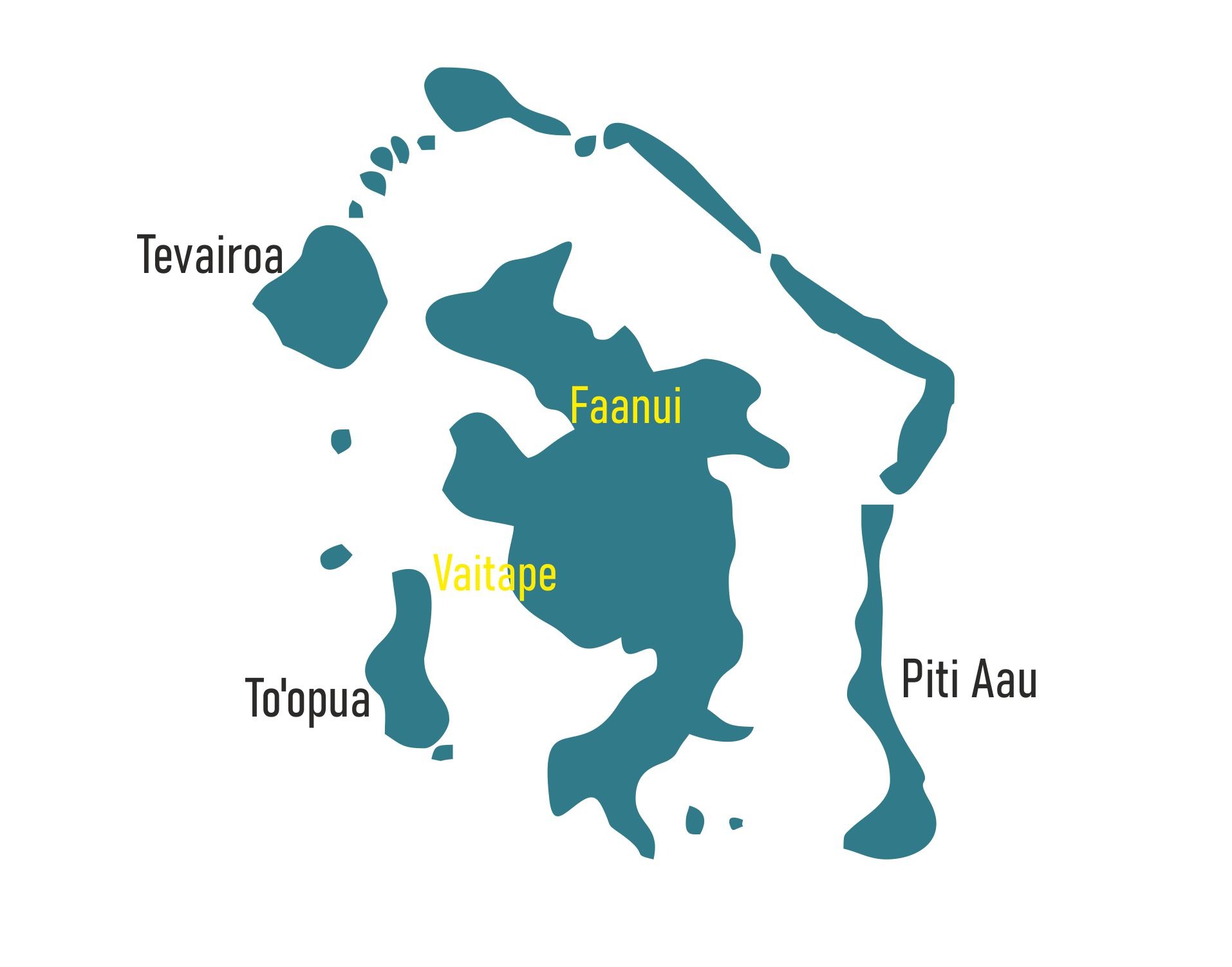 Karte Bora Bora